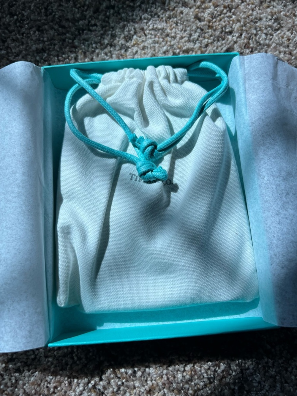 Tiffany & Co. Small Saffiano Leather Notebook Cover in Signature Blue - Picture 3 of 4
